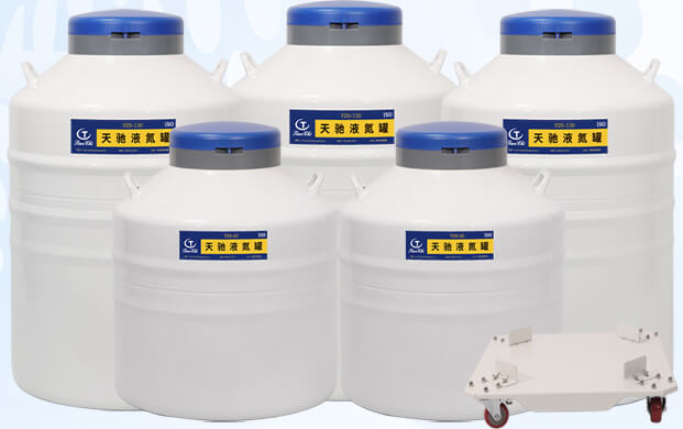 大口徑液氮生物容器都帶花盤么？